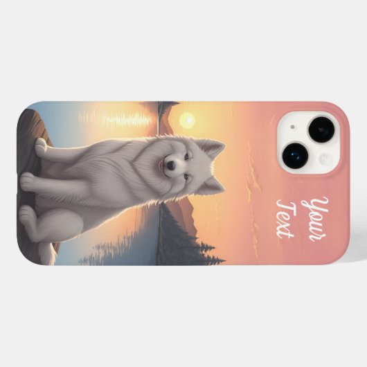 Coques Case-Mate iPhone Samoyé par Lac (Verso (horizontal))