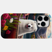 Coques Case-Mate iPhone Samoyé sur une pagaie : une aventure Pittoresque (Verso (horizontal))