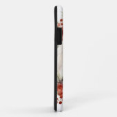 Coques Case-Mate iPhone Samoyed Christmas Wreath Festive Pup (Dos/Droite)