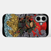 Coques Case-Mate iPhone Samurai Frog of Fortune – Mythical Warrior Art (Verso (horizontal))