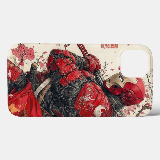 Coques Case-Mate iPhone Samurai Iron Man: Crimson Shogun Armor Case (Verso (horizontal))