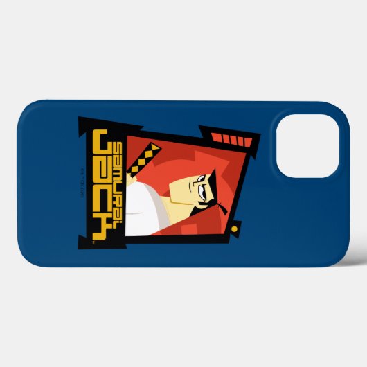 Coques Case-Mate iPhone Samurai Jack Souriant Futuristic Frame Graphic (Verso (horizontal))