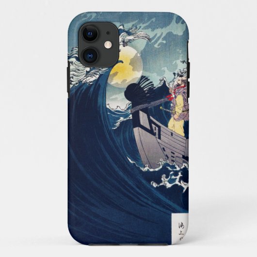 Coques Case-Mate iPhone Samurai pour calmer les mers rugueuses, Yoshitoshi (Dos)