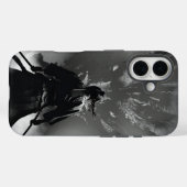 Coques Case-Mate iPhone Samurai vs Dragon - Epic Warrior Imaginaire Design (Verso (horizontal))