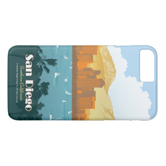 Coques Case-Mate iPhone San Diego, CA (Dos (Horizontal))