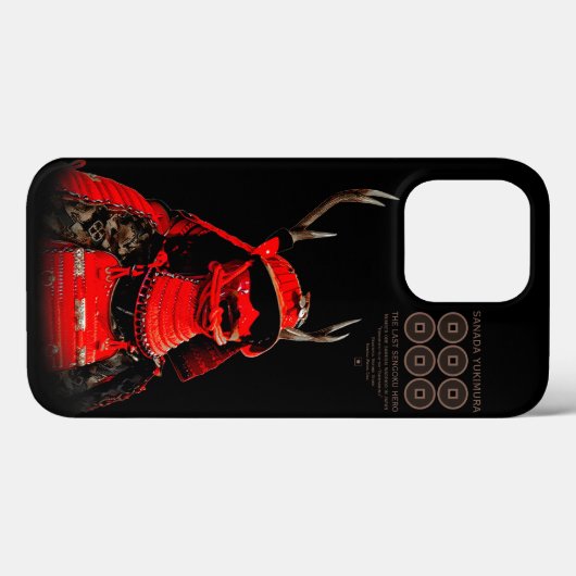 Coques Case-Mate iPhone SANADA YUKIMURA (Red ver.) (Verso (horizontal))