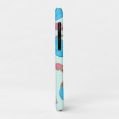 Coques Case-Mate iPhone Sandales de sac à monogramme à la menthe Derby (Dos/Gauche)