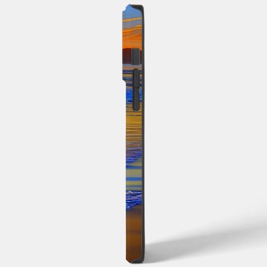 Coques Case-Mate iPhone Sandy Beach Sunset avec nom personnalisé (Verso / Gauche)