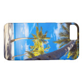 Coques Case-Mate iPhone Sandy Palm Tree Beach Boat (Dos (Horizontal))