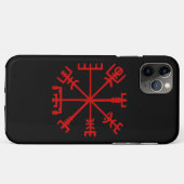 Coques Case-Mate iPhone Sang Rouge Vegvísir (Viking Compass) (Dos (Horizontal))