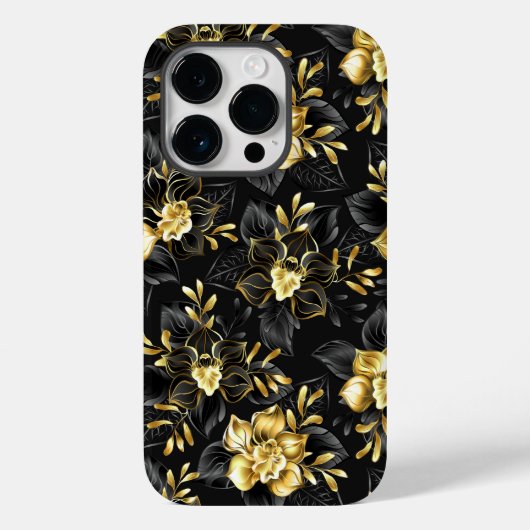 Coques Case-Mate iPhone Sans couture avec orchidées de bijoux (Verso)