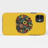 Coques Case-Mate iPhone Sans excuses Dope Black Girl Afro (Dos (Horizontal))