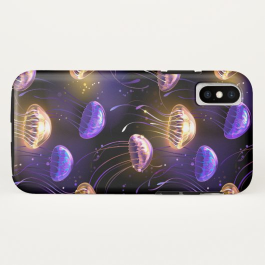 Coques Case-Mate iPhone Sans joint avec méduse éclatante (Dos (Horizontal))