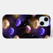 Coques Case-Mate iPhone Sans joint avec méduse éclatante (Verso (horizontal))