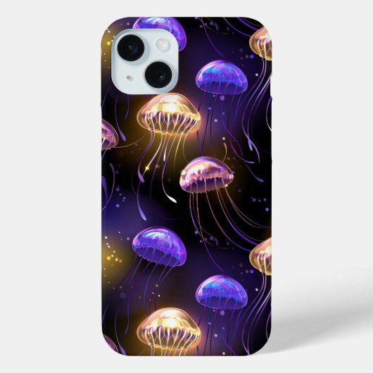 Coques Case-Mate iPhone Sans joint avec méduse éclatante (Verso)