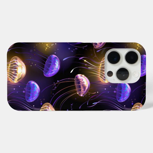 Coques Case-Mate iPhone Sans joint avec méduse éclatante (Verso (horizontal))