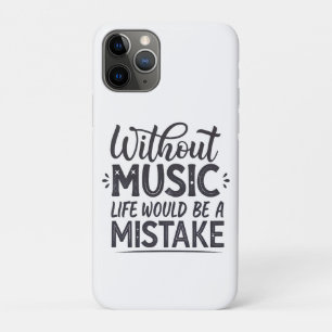 Case-Mate iPhone Case Sans musique, la vie serait une erreur