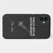 Coques Case-Mate iPhone Sans peinture avec un anesthésiste, anesthésiologi (Dos (Horizontal))