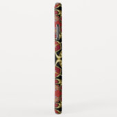 Coques Case-Mate iPhone Sanskrit Om Gold + Red Baroque iPhone 3 case (Dos/Droite)
