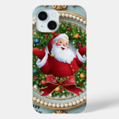 Coques Case-Mate iPhone Santa Christmas (Verso)