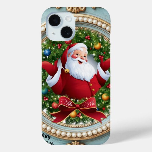 Coques Case-Mate iPhone Santa Christmas  (Verso)