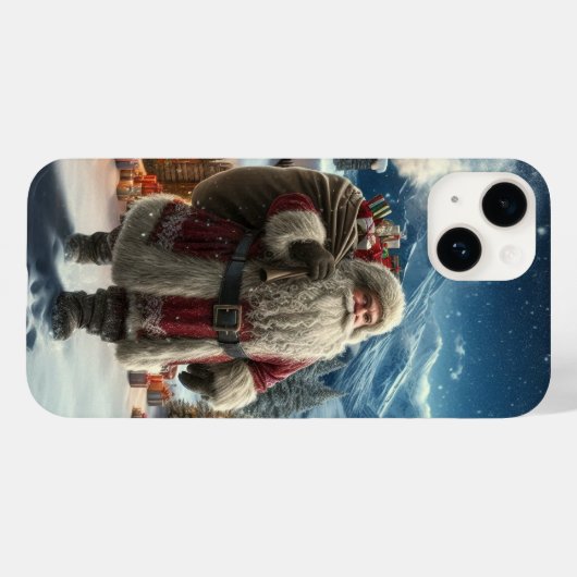 Coques Case-Mate iPhone Santa Claus (Verso (horizontal))