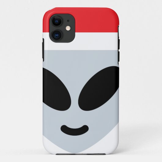 Coques Case-Mate iPhone santa claus alien emoji (Dos)