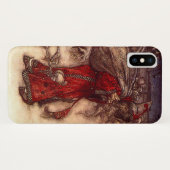 Coques Case-Mate iPhone Santa Claus Arthur Rackham (Dos (Horizontal))