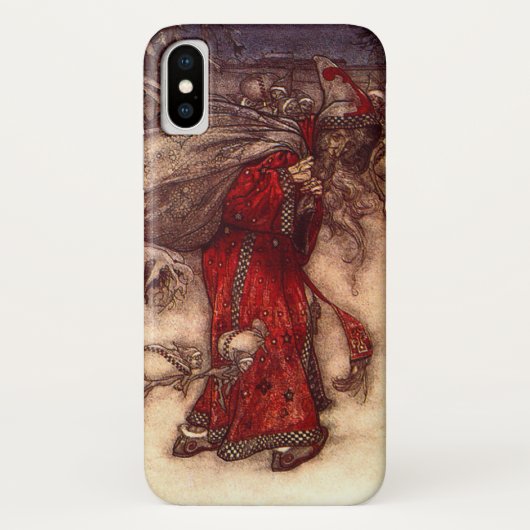 Coques Case-Mate iPhone Santa Claus Arthur Rackham (Dos)