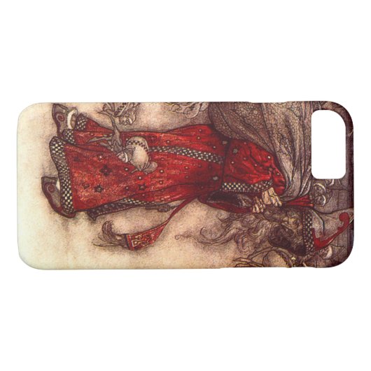 Coques Case-Mate iPhone Santa Claus Arthur Rackham (Dos (Horizontal))