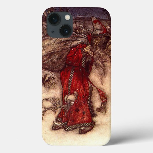 Coques Case-Mate iPhone Santa Claus Arthur Rackham (Verso)