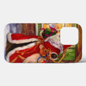Coques Case-Mate iPhone Santa claus et rudolph (Verso (horizontal))