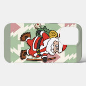 Coques Case-Mate iPhone Santa Claus hiker (Verso (horizontal))