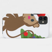 Coques Case-Mate iPhone santa claus monkey emoji (Dos (Horizontal))