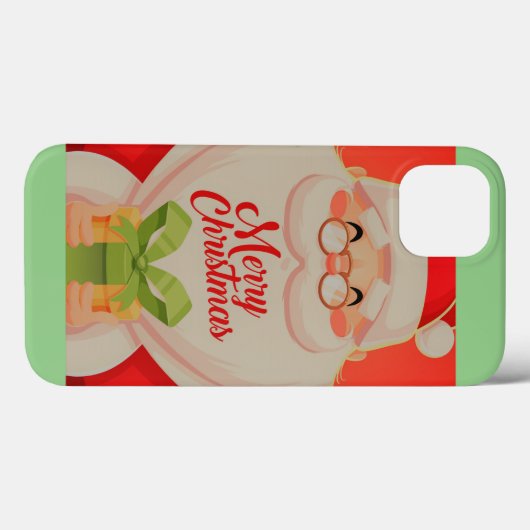 Coques Case-Mate iPhone Santa Claus rétro (Verso (horizontal))