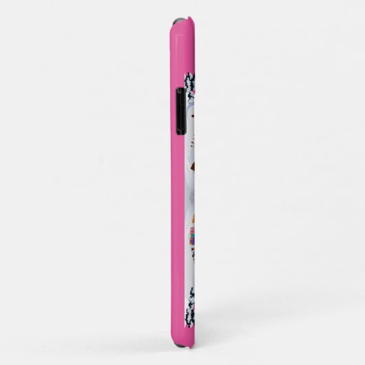 Coques Case-Mate iPhone Santa Claus, Snowman Merry Christmas Holiday (Dos/Droite)