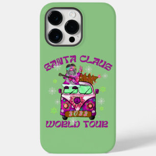 Coque Pour Pour iPhone 14 Pro Max SANTA CLAUS WORLD TOUR drôle style années 70