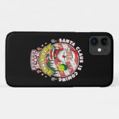 Coques Case-Mate iPhone Santa Pickleball Noël, Santa drôle (Dos (Horizontal))