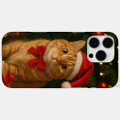 Coques Case-Mate iPhone Santa Ribbon Cat iPhone 16 Pro Max Case (Verso (horizontal))