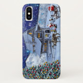 Coques Case-Mate iPhone Santa Rudolph Elf with Sled (Dos)