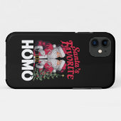 Coques Case-Mate iPhone Santas Favori Homo Gay Christmas LGBTQ Pride (Dos (Horizontal))