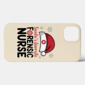 Coques Case-Mate iPhone Santas Favorite infirmière médico-légale Funny Noë (Verso (horizontal))