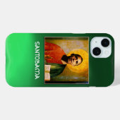 Coques Case-Mate iPhone SANTOBAMA Green (Verso (horizontal))