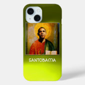 Coques Case-Mate iPhone SANTOBAMA Jaune (Verso)