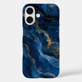 Coques Case-Mate iPhone Saphir Velours Luxe Bleu Saphir Profond (Verso)