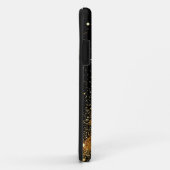 Coques Case-Mate iPhone Sapin de Noël doré (Dos/Droite)