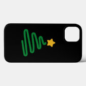 Coques Case-Mate iPhone Sapin de Noël drôle (Verso (horizontal))