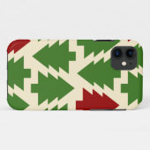 Coques Case-Mate iPhone Sapins de Noël Motif de Fêtes (Dos (Horizontal))