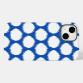 Coques Case-Mate iPhone Sapphire Asiatique Moods Ikat Dots (Verso (horizontal))