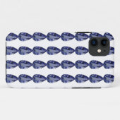 Coques Case-Mate iPhone Sapphire bleu en forme de poire (Dos (Horizontal))